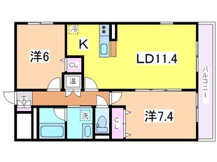 レガーロ旭町の物件間取画像